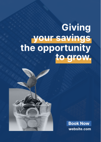Grow Your Savings Poster Image Preview