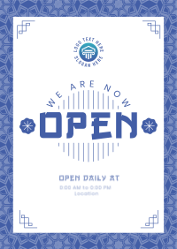 Oriental We’re Open Poster Preview