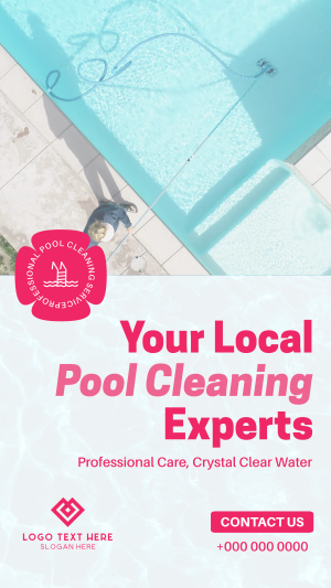 Local Pool Cleaners Facebook story Image Preview