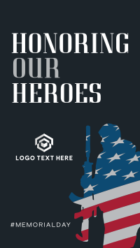 Remembering Our Heroes Instagram Reel Design