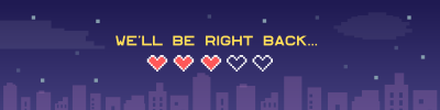 Cute 8 Bit  Twitch Banner Image Preview