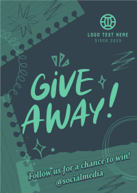 Generic Giveaway Scribbles Poster Preview