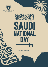 Saudi National Day Poster Image Preview