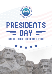 Presidents Day of USA Flyer Design