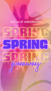 Exclusive Spring Giveaway Facebook story Image Preview