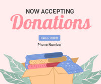 Box of Donation Facebook Post Design
