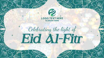 Eid Al Fitr Lantern Facebook event cover Image Preview