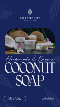 Organic Coconut Soap YouTube short Image Preview
