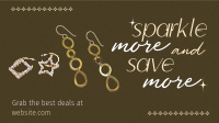 Jewelry Promo Sale Facebook event cover Image Preview