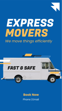 Express Movers Instagram story Image Preview