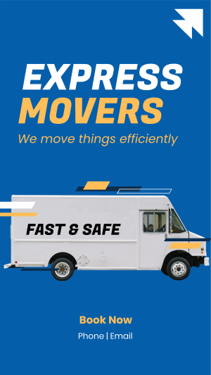 Express Movers Instagram story Image Preview