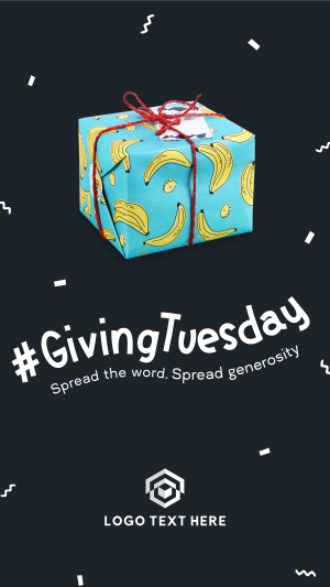 Quirky Giving Tuesday Facebook story Image Preview