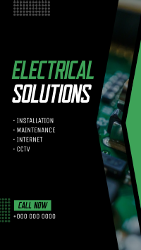 Electrical Solutions Facebook Story Design