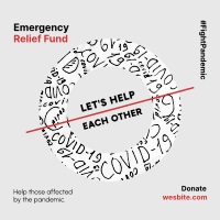 Pandemic Relief Fund Instagram post Image Preview