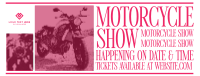 Retro Motorcycle Show Facebook Cover Preview