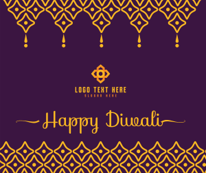 Boho Diwali Greeting Facebook post Image Preview