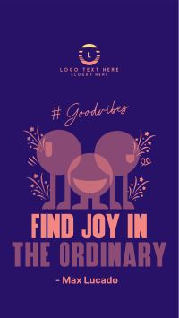 Finding Joy Quote TikTok video Image Preview