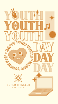 Youth Day Collage TikTok Video Design
