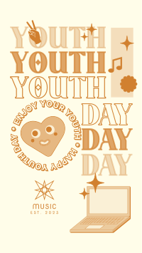 Youth Day Collage TikTok video Image Preview