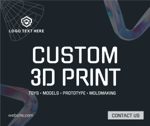 Professional 3D Printing  Facebook post Image Preview
