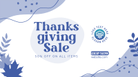 Thanksgiving Flash Sale Facebook event cover Image Preview