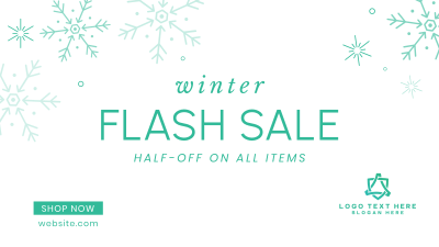 Winter Flash Sale Facebook event cover Image Preview