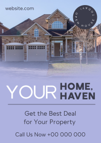 Your Home Your Haven Flyer Design