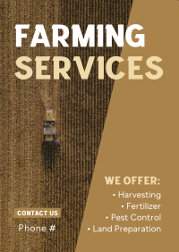 Expert Farming Service Partner Flyer Design