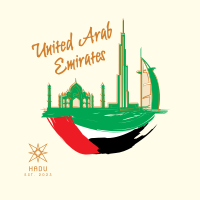 UAE City Scribbles Instagram post Image Preview