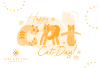 Happy Meow Day Postcard Image Preview