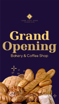 Bakery Opening Notice Video Image Preview