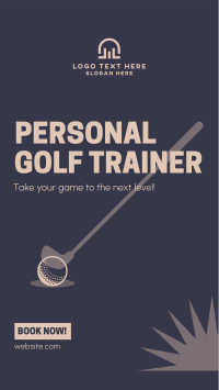 Golf Training Facebook Story Design