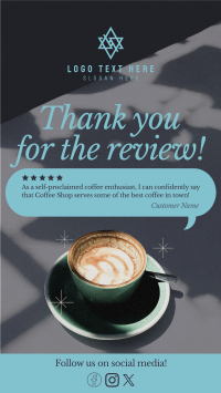 Minimalist Coffee Shop Review Facebook story Image Preview