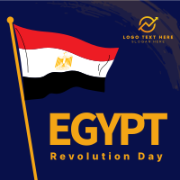 Egypt Flag Brush Instagram post Image Preview