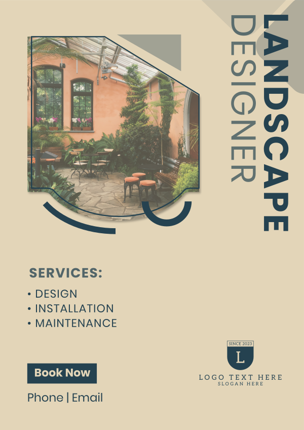 Landscape Designer Flyer Design Image Preview