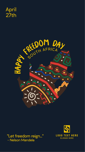 South African Freedom Day Instagram story Image Preview