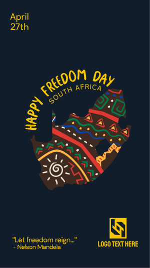 South African Freedom Day Instagram story