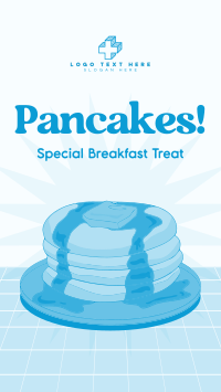 Retro Pancake Breakfast Instagram story Image Preview