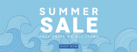 Summer Waves Sale Facebook Cover Design