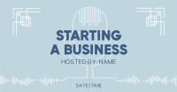 Simple Business Podcast Facebook Ad Design