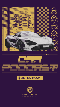 Grunge Car Podcast Instagram Reel Image Preview