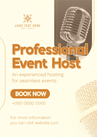 Professional Host for Hire Poster Preview