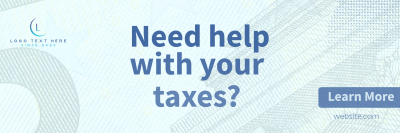 Need Tax Assistance? Twitter header (cover) Image Preview
