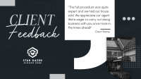 Elegant Real Estate Feedback Facebook Event Cover Image Preview