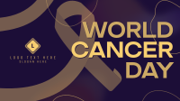 Gradient World Cancer Day Video Preview