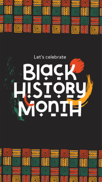 Tribal Black History Month TikTok video Image Preview