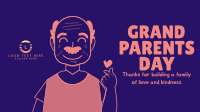 Cute Gramps Facebook Event Cover Design