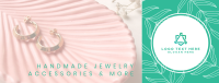 Handmade Jewelry Leaves Facebook Cover Design