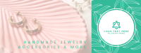 Handmade Jewelry Leaves Facebook Cover Image Preview