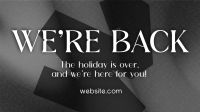 We're Open Animation Preview